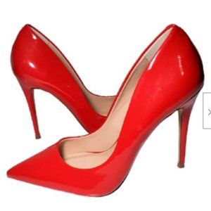 Steve Madden Womens 7.5 Red Daisie Heels